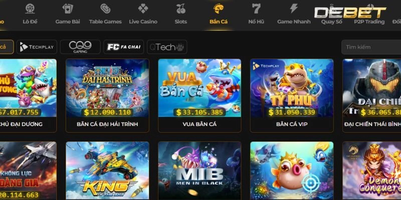 Bắn Cá Debet – Thỏa Sức Trải Nghiệm, Rinh Kho Báu Cực Khủng