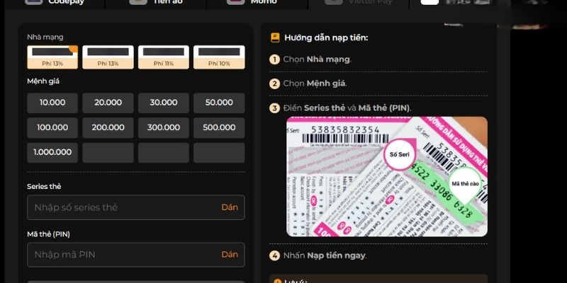Nạp Tiền Debet – Cẩm Nang Hướng Dẫn Chuẩn Chỉ Nhất